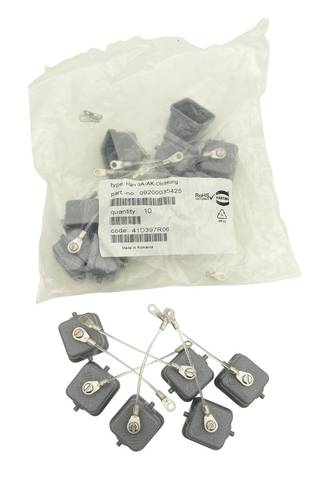 10x Harting 09200035425 Han 3A Metal Protective Cover
