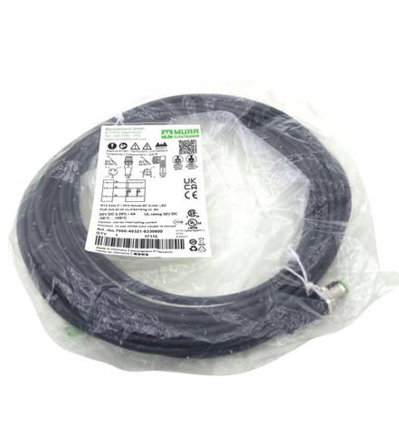 8m Murrelektronik 7000-40321-6330800 M12 3-pin LED cable