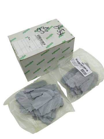 25x Wago end plate for 4-conductor terminal block 20041491 (gray)
