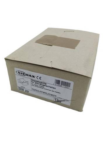 100x Niedax DW 22 Double Tray for all U-Clamps for Cables