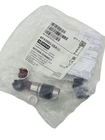 12-контактный сигнальный разъём Siemens 6FX2003-0SA12 с наружной резьбой для использования вне помещений