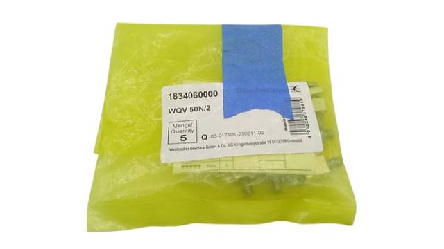 4x Weidmüller 1834060000 WQV 50N/2 Crossover Connector 150A