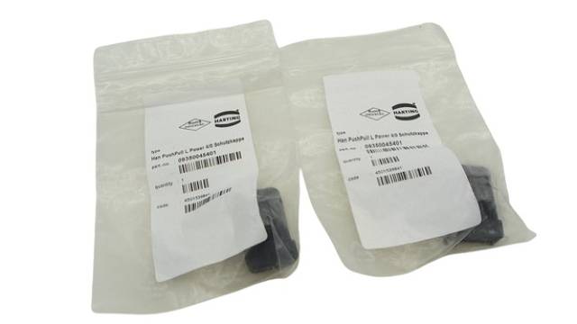 2x Harting 09350045401 Han PP Power L Protective Cover