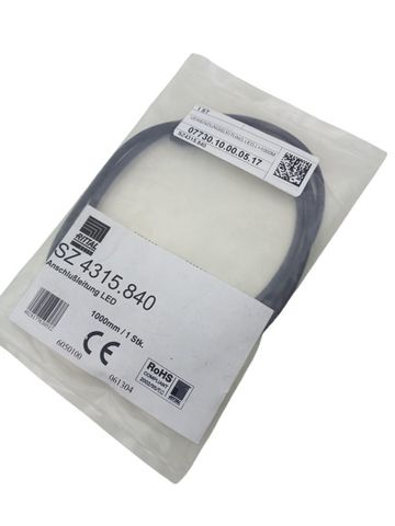 1m Rittal SZ 4315.840 Black LED Connection Cable