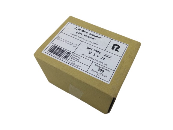 500x Reyher 07984.810.0030.020 Cylinder Screw M3×20