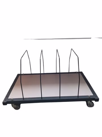 Tragbares Rahmenkarton-Lagerregal Wagen 100x60x58 cm