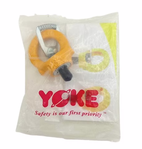 Yoke NLM 07695-08151 Drehbare Ringschraube M8 Stahl Gelb