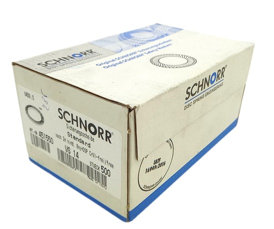 500x Schnorr 451550 Zn8M coated locking washer