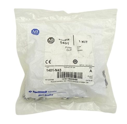 Allen Bradley 1401-N43 Fuse Clip Kit Adapter Plate Kit