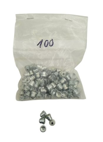 100x NIP A2 Grease Nipple Drive-In Lubrication Fitting