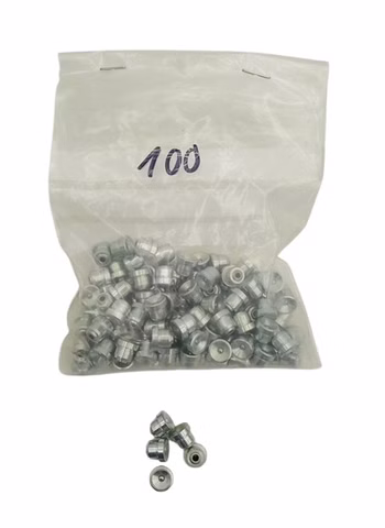 100x NIP A2 Schmiernippel Einschlagschmierarmatur