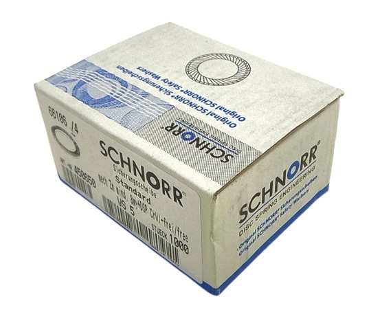 1000x Schnorr 450650 VS 5 Standard Lock Washers