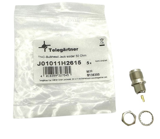 5x Telegärtner J01011H2615 قابس TNC حاجز جاك