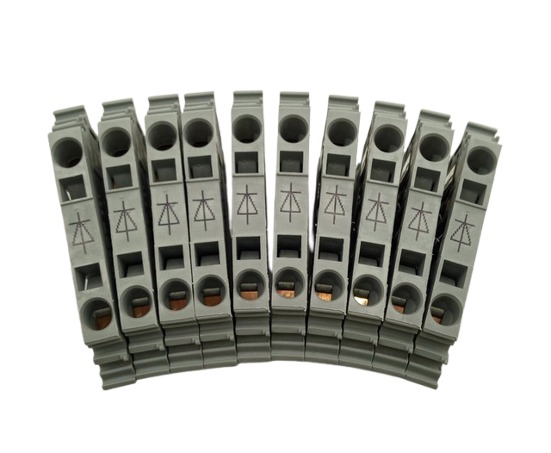 10x Wago 281-603/281-401 Anode Component Terminal Blocks