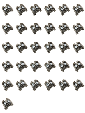 31x Weidmüller 1020500000 WDU 35 Through Terminal Block