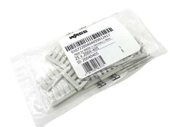25x Wago 2004-405 Polyamide Insulated 5-Way Terminal Block 800 V/32A