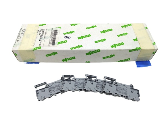 50x Wago 2004-1401 4-Pole Grounding Terminal