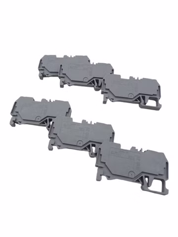 6x Wago 281 IEC 60947-7-1 Kompaktklemme 800V 4mm Grau 32A