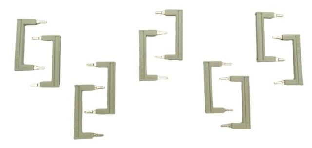 10x Wago 2004-436 Insulated Push-In Jumper Bar
