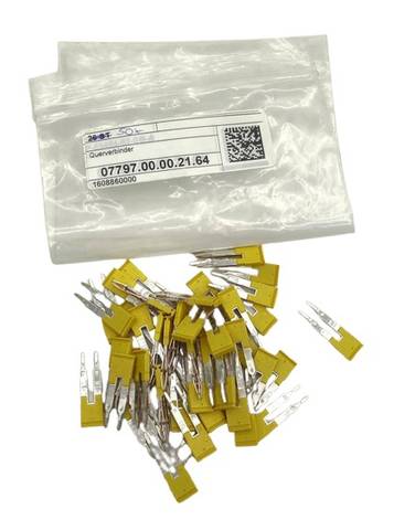 50x Weidmüller 1608860000 ZQV 2.5/2 Cross Connectors (2-pole)