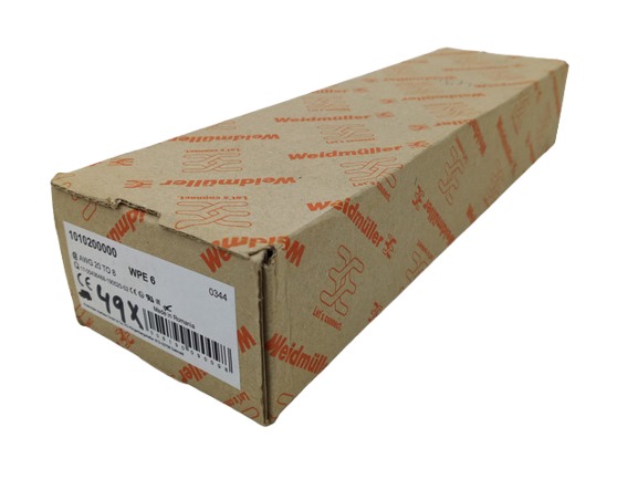 49x Weidmüller 1010200000 WPE 6 modular PE terminal blocks