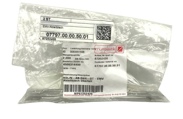 2x Murrplastik 87252426 KDL/N-AB 24/4-EMV OT Plate Module
