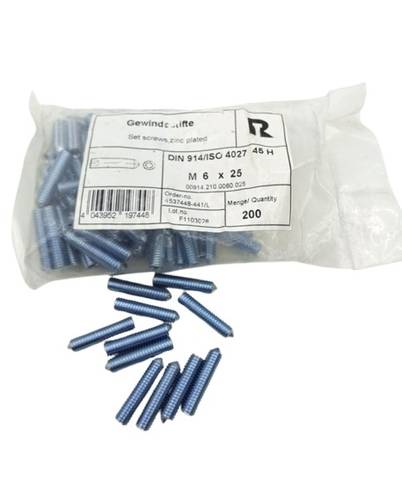 200x Reyher M6x25 Din 914 00914.210.0060.025 Screw Set