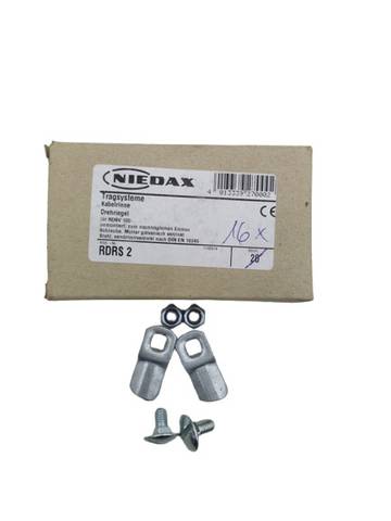 16x Niedax 623124 RDRS 2 قفل دوار مشبك غطاء