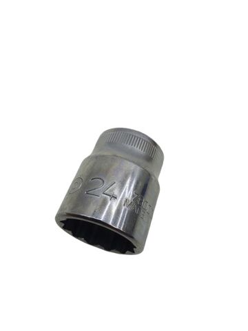 4x Bahco 7800DM-24 1/2 لقمة قياسية سداسية مزدوجة من الفولاذ السبائكي