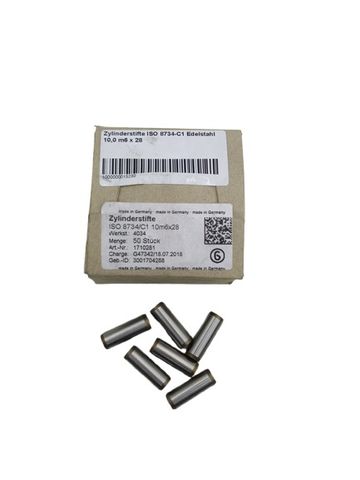 50x 1710281 цилиндрические штифты ISO 8734/C1 10.0m 6x28