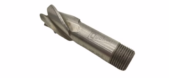 20mm Qualcut HSS Gewinde 4 Wellen Flöte Schaftfräser Bit