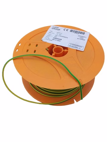 100 m 4520002S H07V-K Einadriges gelb-grünes Kabel