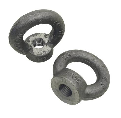 2x M24 WLL 1.8t Cast Steel Eye Nuts