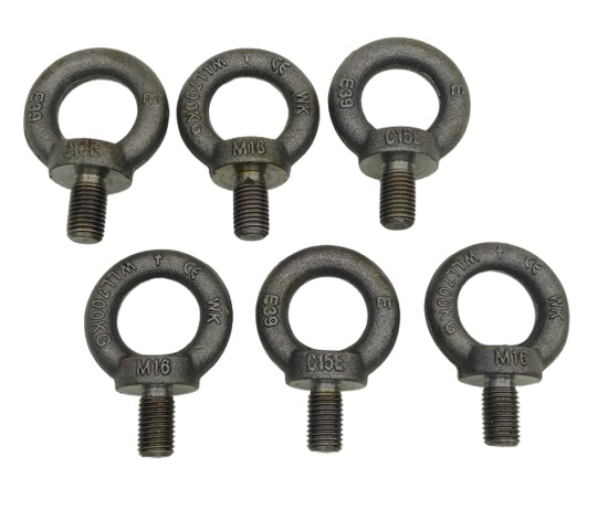 6x M16 E39 Threaded Eye Bolts WLL 700kg