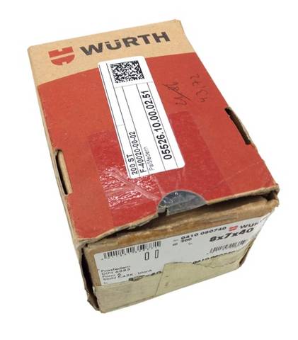 200x وورث 0410 080740 شريط صنفرة 8x7x40 عالية الشكل