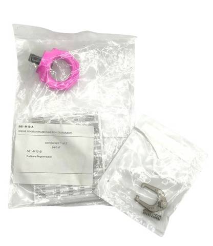 581-M12-B Swivel Eye Bolt with Key Plate