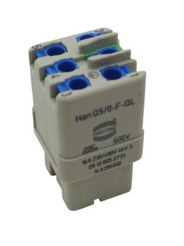 Harting 9120052733 Han Q5/0-F-QL 2.5mm² вставка разъёма