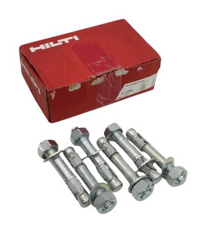 6x Hilti 2036088 HSA M20x125 10/-/- Zinc-plated Anchor Bolts