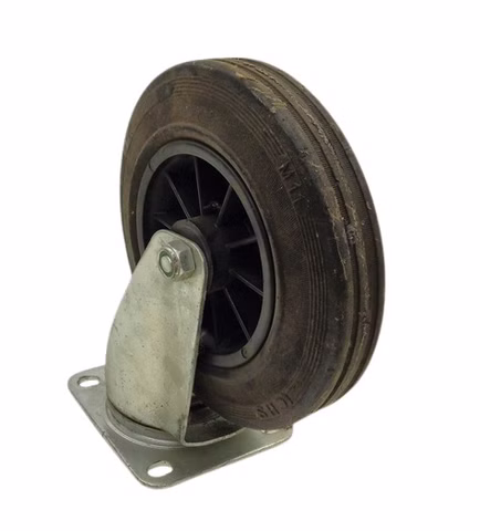 4x 200/50-100 CHS 0307 Gummi Vollrad mit Felge CHS-0307