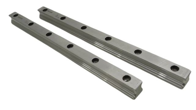 2x Rexroth RO10 853 Steel Linear Guide Rail for Bearings