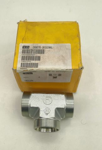2x Parker T42LCFX Ermeto Pressure Hydraulic Pipe Fitting