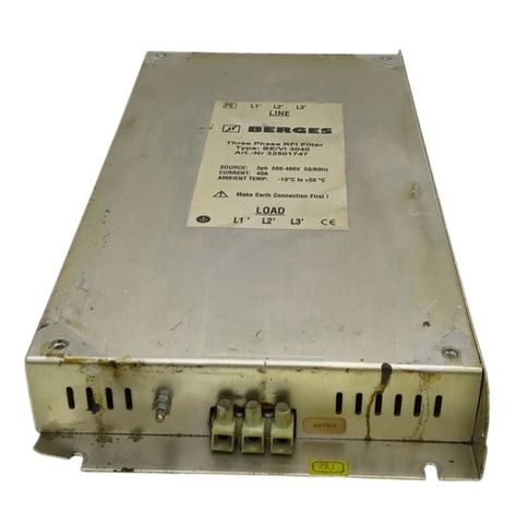 Berges 32501747 BE/VI 3040 Three-Phase RFI Filter 380-480 V