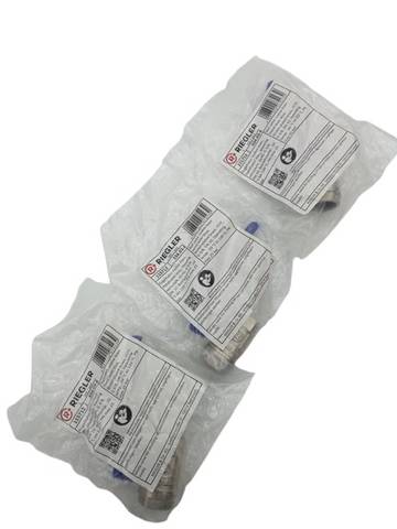3x Riegler 115712 334.03-E Шаровой кран, серия Valve Line, ручной рычаг