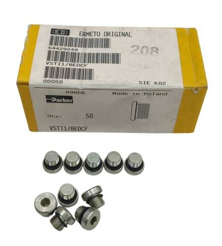 10x سدادة Parker VSTI1/8EDCF لتركيبات Ermeto DIN الهيدروليكية