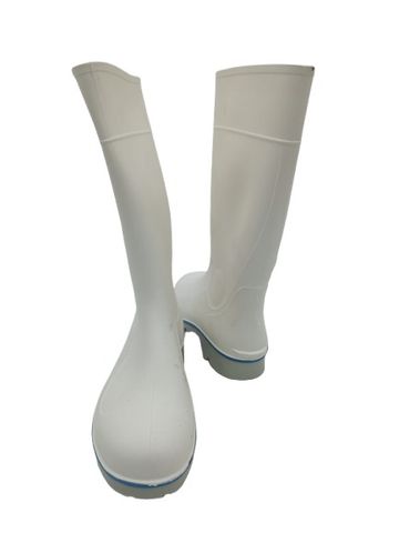 Nora 75497100 Multiralf Knee-High Rubber Boots White Men's Size 44