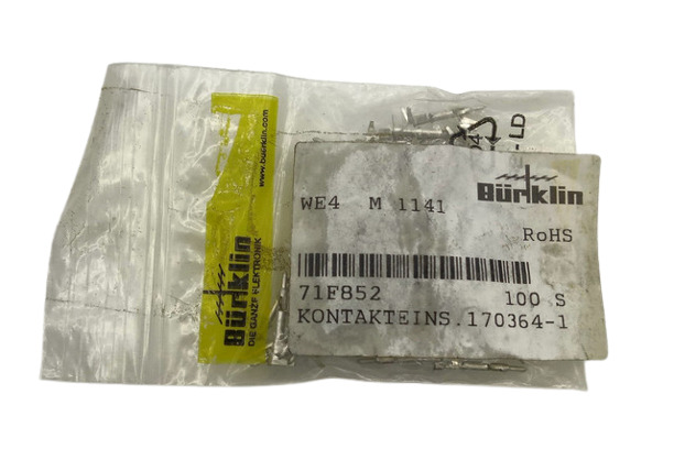 100x Buerklin 170364-1 Contact Insert 71F852 Pin Contact