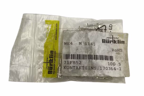 100x Buerklin 170364-1 Kontakteins 71F852 Stiftkontakt