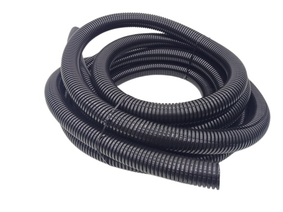 7m Black Corrugated Flexible Polyamide Protective Conduit