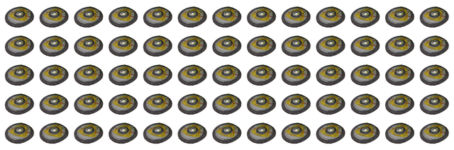 65x Klingspor A 46 N Depressed Center Grinding Wheels 180x8x22.23 mm