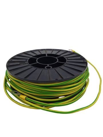 10m Single-Core Green Yellow Earthing Cable